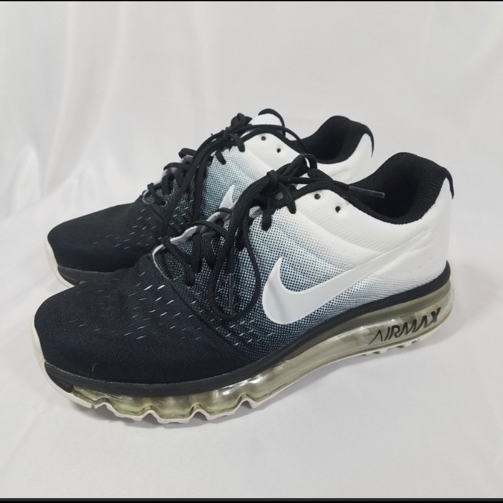 Nike Airmax 2017 Black And White Womens Size 8